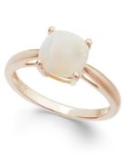 Opal Cushion Ring In 14k Gold (9/10 Ct. T.w.)