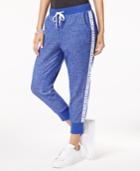 Jessica Simpson The Warm Up Logo Cropped Jogger Pants, Only At Macy's