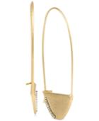 Kenneth Cole New York Gold-tone Wire Hoop Earrings