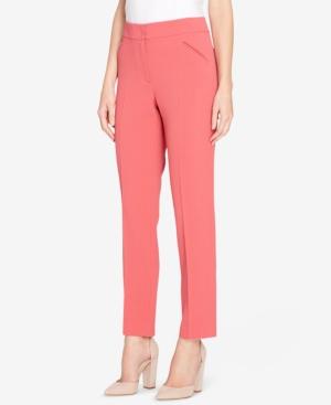 Tahari Asl Alyssa Pebble-crepe Pants