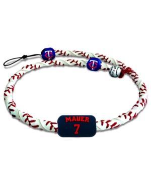 Game Wear Minnesota Twins Joe Mauer Frozen Rope Necklace