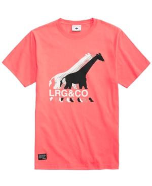 Lrg Men's Abeyta Giraffe Logo-print T-shirt