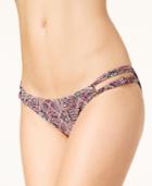 Volcom Sea La Vie Printed Strappy Bikini Bottoms Women's Swimsuit