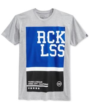Young & Reckless Royal Block Graphic-print Logo T-shirt