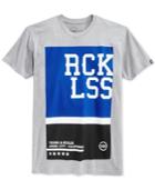 Young & Reckless Royal Block Graphic-print Logo T-shirt
