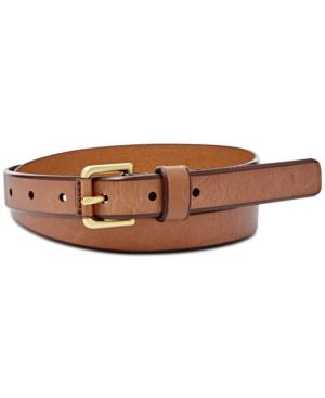 Fossil Explorer Buckle Leather Belt