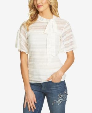 Cece Lace Tie-neck Top