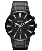 Fossil Watch, Men's Chronograph Black Tone Stainless Steel Bracelet 48mm Fs4778
