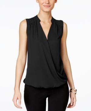 Inc International Concepts Sleeveless Surplice Top, Only At Macy's