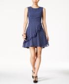Maison Jules Ruffled Fit & Flare Dress, Only At Macy's