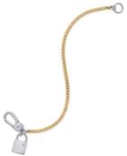 Marc By Marc Jacobs Two-tone Lock Charm Link Bracelet