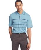 Greg Norman For Tasso Elba Graphic Stripe Polo