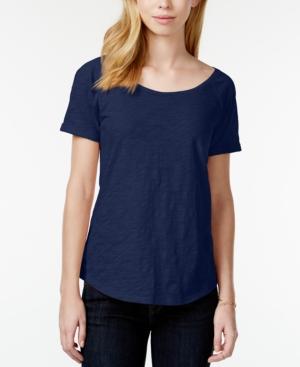 Maison Jules Scoop-neck Raglan T-shirt, Only At Macy's