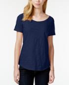 Maison Jules Scoop-neck Raglan T-shirt, Only At Macy's