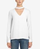 1.state Long-sleeve Choker Top