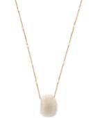 Vince Camuto Rose Gold-tone Rock Crystal Pendant Necklace