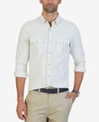 Nautica Men's Slim-fit Dual-pocket Shirt