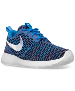 Nike Women's Roshe One Flyknit Casual Sneakers From Finish Line