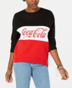 Freeze 24-7 Juniors' Coca-cola Colorblock Sweatshirt