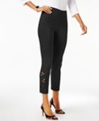 Inc International Concepts Cutout Skinny Pants, Created For Macy's