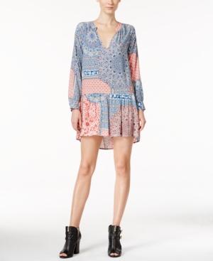 Sanctuary Little Bohemian Printed Drop-waist Shift Dress