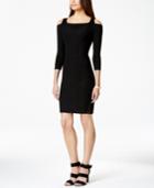 Calvin Klein Cold-shoulder Bodycon Sweater Dress