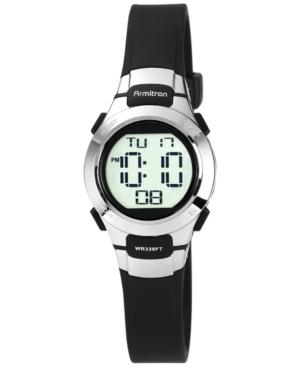 Armitron Women's Digital Black Strap Watch 27mm 45-7012blk