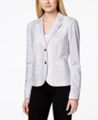 Calvin Klein Printed Two-button Notched-collar Jacket