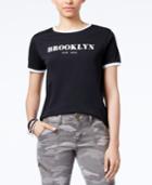 2-kuhl Juniors' Brooklyn Graphic Ringer T-shirt