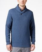 Tasso Elba Men's Big And Tall Heather Shawl-collar Sweater, Only At Macy's