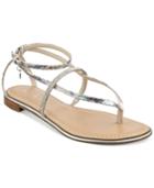 Guess Women's Rallie Embellished Strappy Flat Sandals Women's Shoes