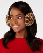 I.n.c. Animal-print Faux-fur Earmuffs, Created For Macy's