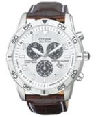 Citizen Men's Eco-drive Perpetual Calendar Chronograph Brown Leather Strap Watch 44mm Bl5470-06a