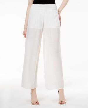 Bcx Juniors' Sheer Wide-leg Soft Pants