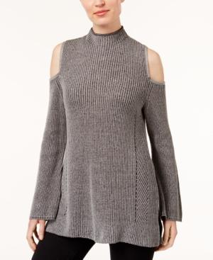 Style & Co Cold-shoulder Sweater, Created For Macy's
