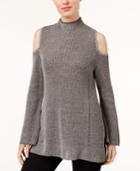Style & Co Cold-shoulder Sweater, Created For Macy's