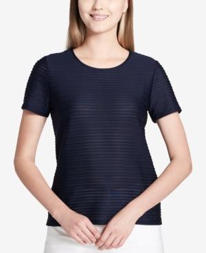 Calvin Klein Textured Striped T-shirt