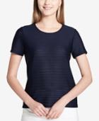Calvin Klein Textured Striped T-shirt