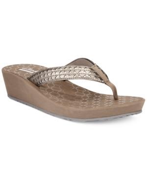 Clarks Collections Women's Liya Gander Flip Flops Women's Shoes