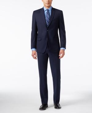 Marc New York By Andrew Marc Men's Slim-fit Navy Suit