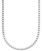 Giani Bernini Sterling Silver Necklace, Box Chain