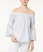 Joe's Jeans Marlee Cotton Off-the-shoulder Peasant Top