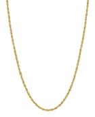 Singapore Link 20 Chain Necklace (1.1mm) In 18k Gold