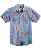 Neff Men's Push Cotton Floral-print Shirt