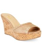 Thalia Sodi Estella Slide Platform Wedge Sandals, Only At Macy's Women's Shoes