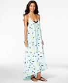 Vince Camuto Maxi Dress Printed Cover-up Women's Swimsuit