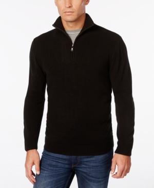 Weatherproof Men's Big And Tall Quarter-zip Sweater, Only At Macy's