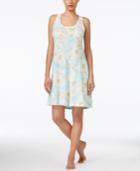 Miss Elaine Floral-print Short Nightgown