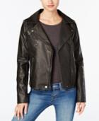 Lucky Brand Distressed Faux-leather Moto Jacket