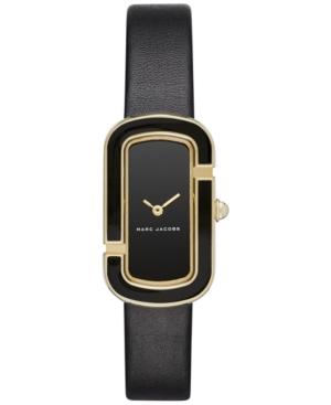 Marc Jacobs Women's The Jacobs Black Leather Strap Watch 23x39mm
